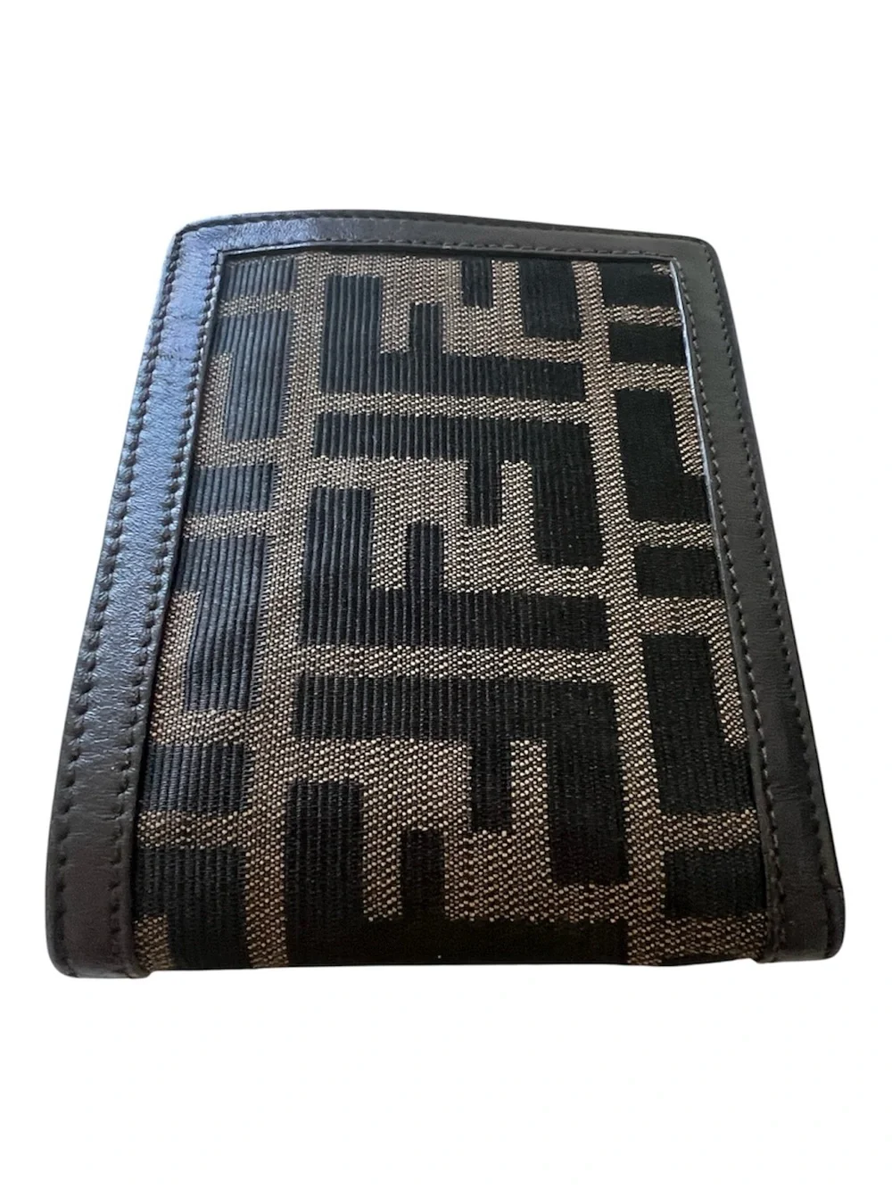 Fendi Zucca FF Logo Wallet Canvas